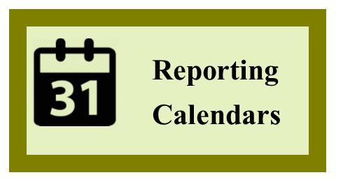 School District Reporting Calendars
